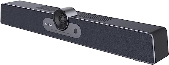 Enther &MAXHUB - Sistema de cámara para sala de conferencias, sistema de videoconferencia todo en uno con 6 micrófonos, Ul...