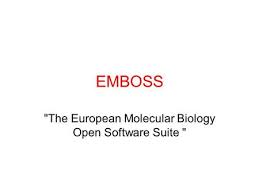 EMBOSS – an application suite for Bioinformatics  Shahid Manzoor  Adnan  Niazi SLU Global Bioinformatics Centre. - ppt download