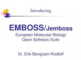 PPT - Introducing EMBOSS/ Jemboss European Molecular Biology Open Software  Suite PowerPoint Presentation - ID:4064043