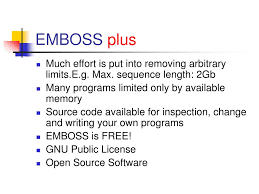 PPT - Introducing EMBOSS/ Jemboss European Molecular Biology Open Software  Suite PowerPoint Presentation - ID:4064043