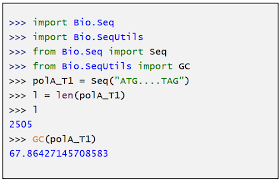 BioPython Sequences III