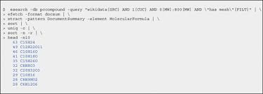 Using NCBI Entrez Direct (EDirect) for Small Molecule Chemical Information  Searching in a Unix Terminal | Journal of Chemical Education