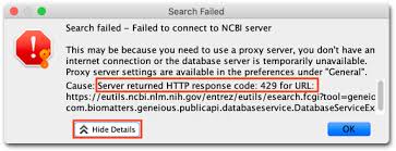 NCBI services transition to API keys – Geneious